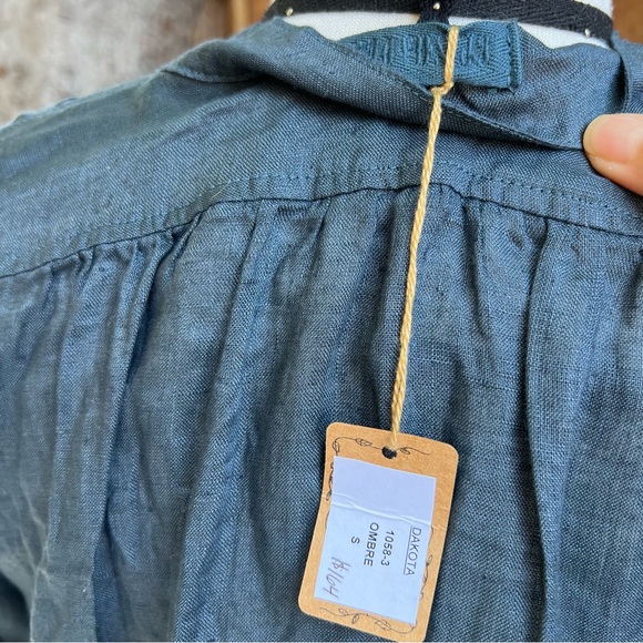 NWT CP Shades Linen Dakota Pullover Top - Size Small - Picture 4 of 6